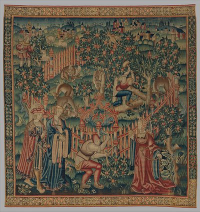 ディアパークで働く木こり、c.1515-35 作： Netherlandish School